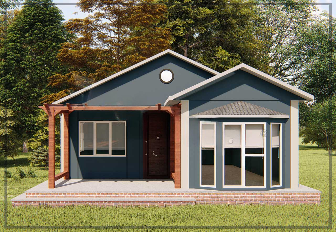 Lina 118 prefabrik ev modeli